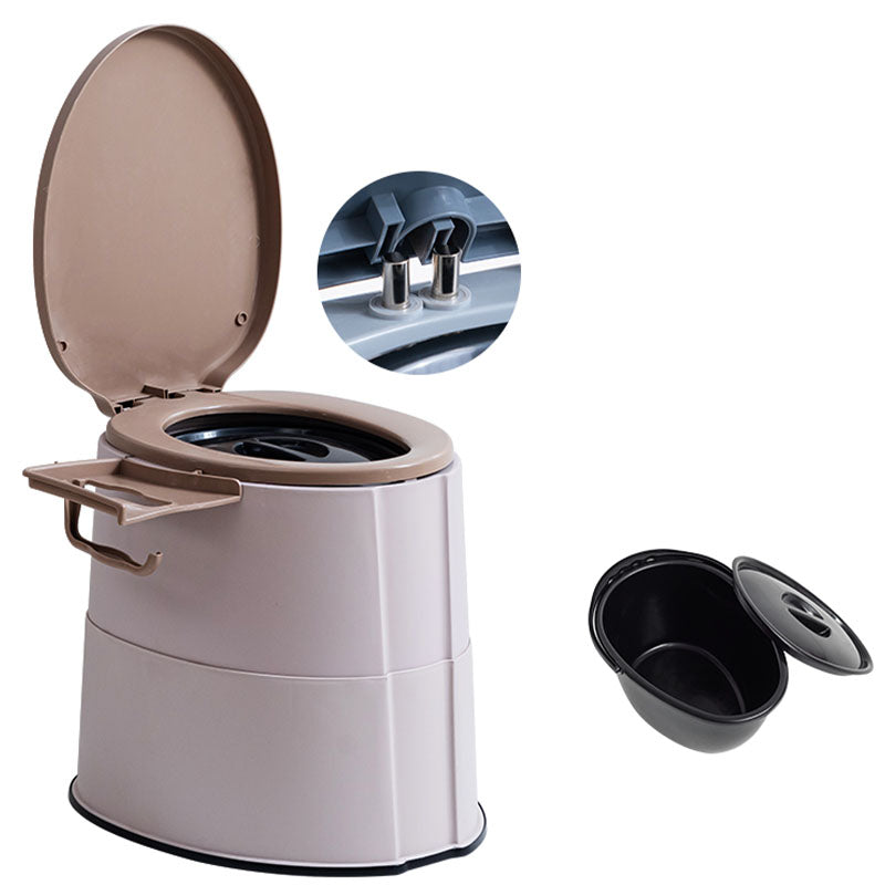 Rynx | Contemporary plastic floor-mounted toilet bowl with toilet seat for the bathroom