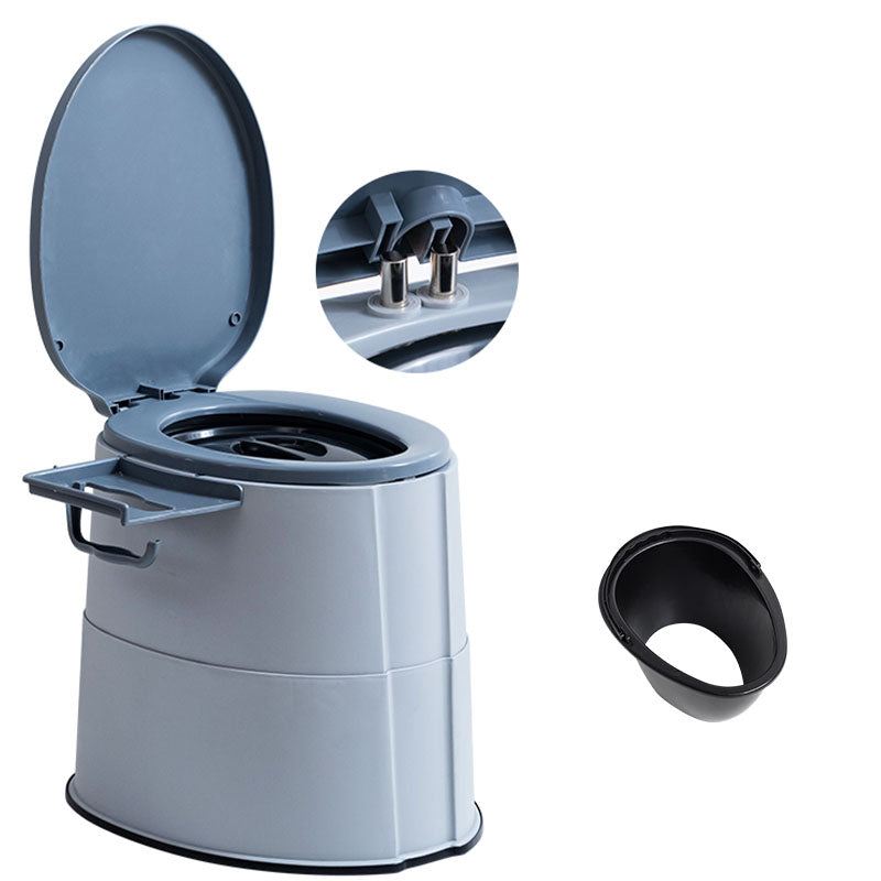 Rynx | Contemporary plastic floor-mounted toilet bowl with toilet seat for the bathroom