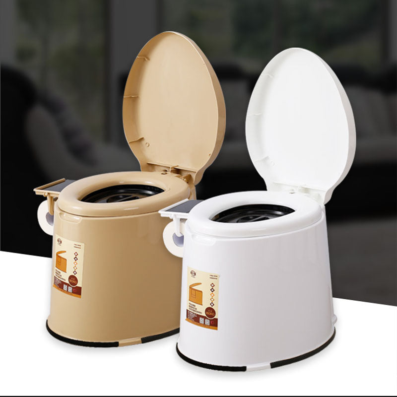 Rynx | Modern Plastic Floor-Mounted Toilet Bowl with Seat for the Bathroom