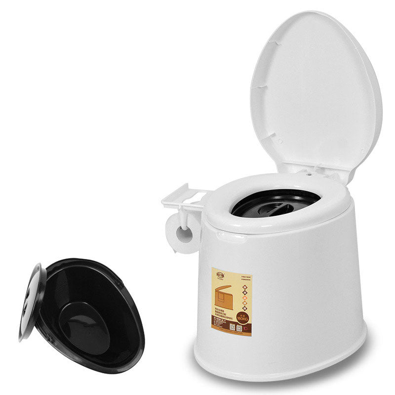 Rynx | Modern Plastic Floor-Mounted Toilet Bowl with Seat for the Bathroom