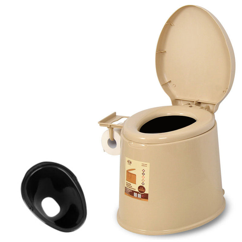 Rynx | Modern Plastic Floor-Mounted Toilet Bowl with Seat for the Bathroom