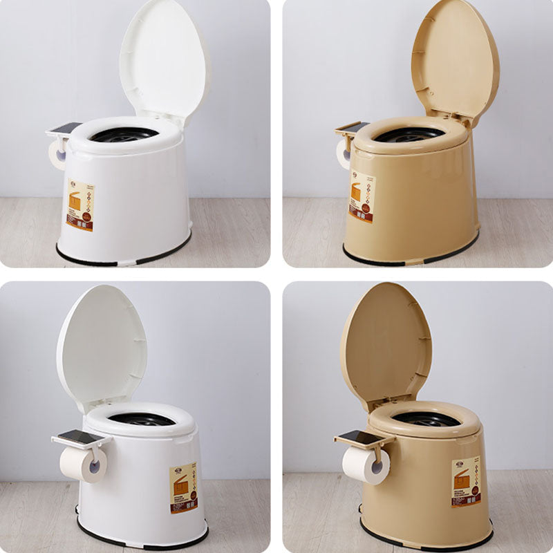 Rynx | Modern Plastic Floor-Mounted Toilet Bowl with Seat for the Bathroom