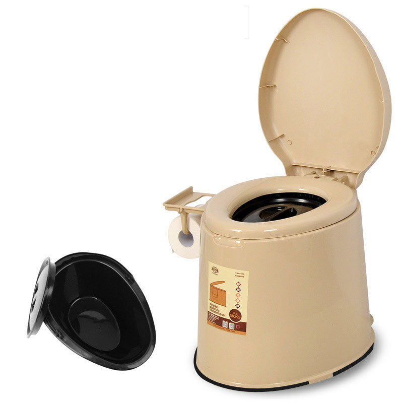 Rynx | Modern Plastic Floor-Mounted Toilet Bowl with Seat for the Bathroom