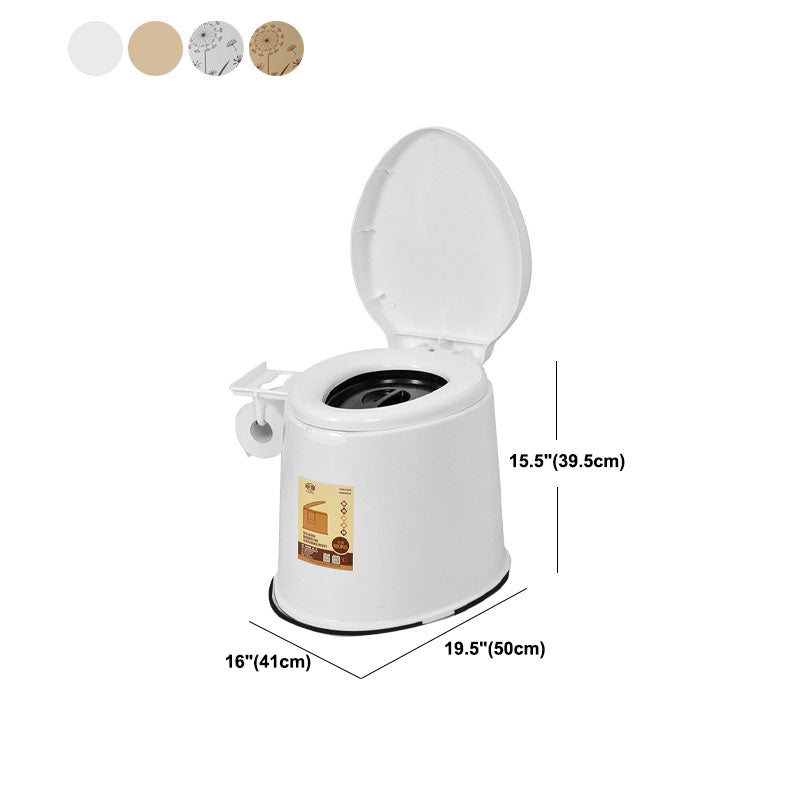 Rynx | Modern Plastic Floor-Mounted Toilet Bowl with Seat for the Bathroom
