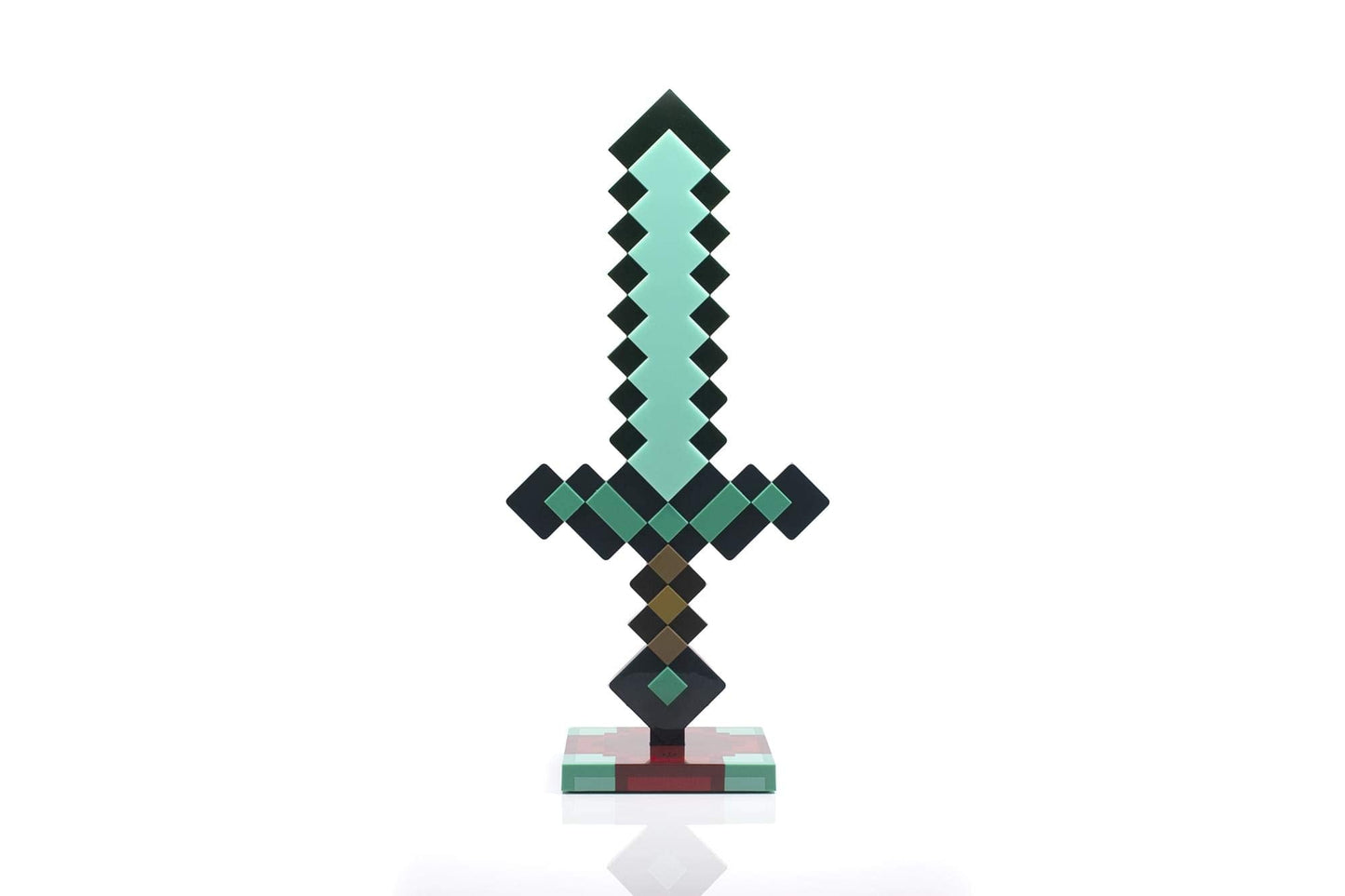 Rynx | Minecraft Diamond Sword 14 Inches Usb Desk Led Night Light - Decorative, Fun, Safe & Fantastic Bed Light Toy For Baby, Boys, Teenagers, Adults & Gamers - Best For Home's Bedroom, Living Room Or Office