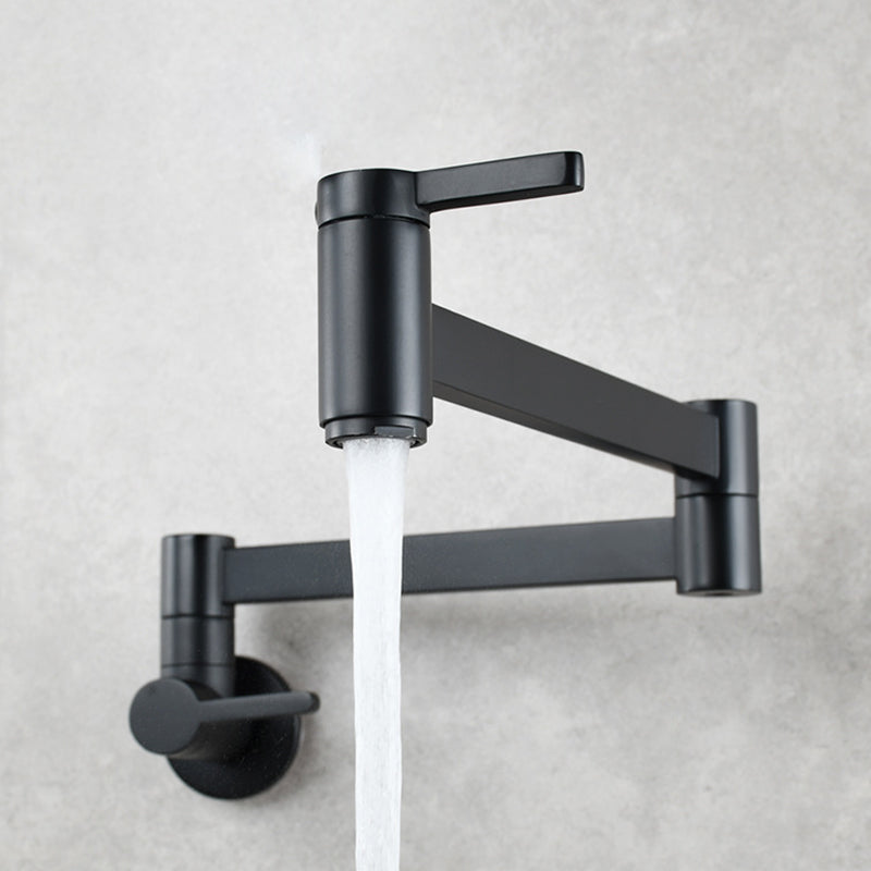Rynx | 1-handle brushed nickel widespread faucet 1-hole wall-mounted bathroom faucet with brass