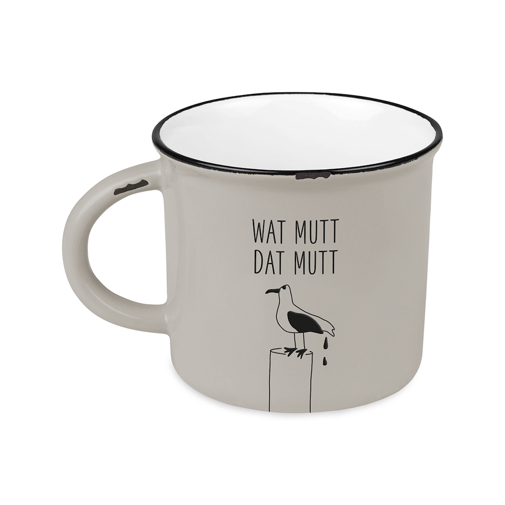 Rynx | Cup Vintage Maritime What must be, must be