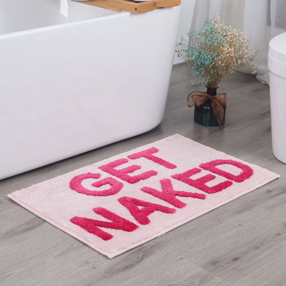 Rynx | Pink Get Naked Bath Mat