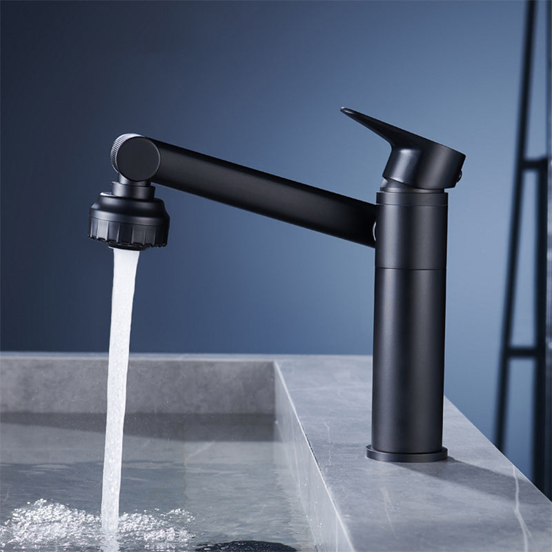 Rynx | Modern Copper Low Arch Centerset Faucets Bathroom Sink Faucet