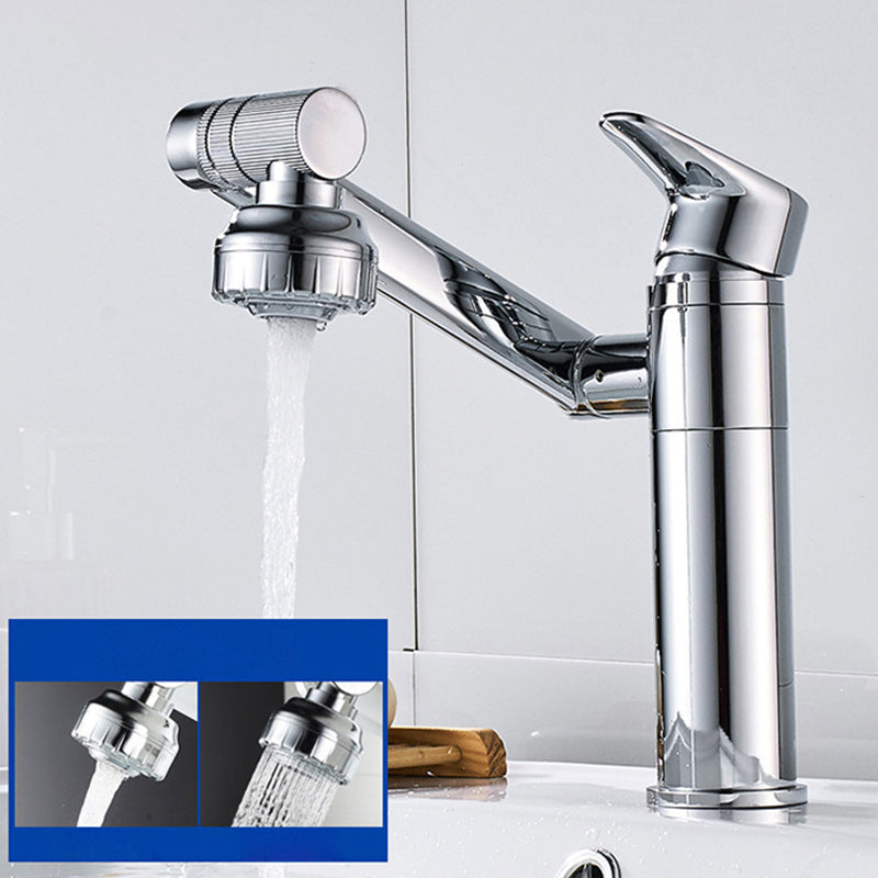 Rynx | Modern Copper Low Arch Centerset Faucets Bathroom Sink Faucet