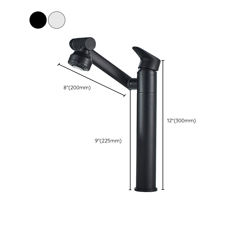 Rynx | Modern Copper Low Arch Centerset Faucets Bathroom Sink Faucet