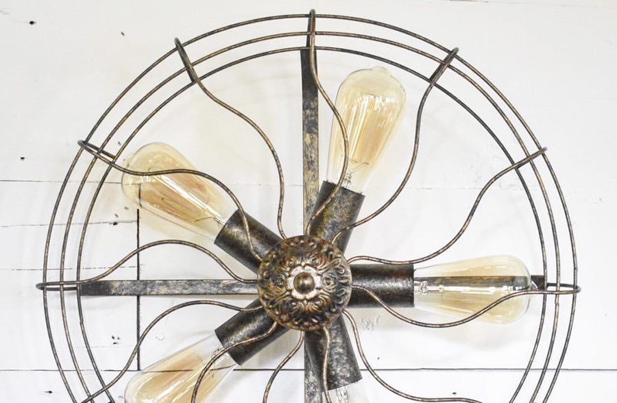 Rynx | Antique reused fan lamp