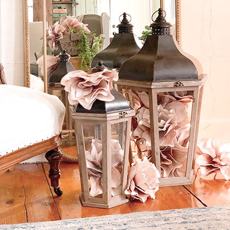 Rynx | *HUGE* Rustic Lanterns Set of 2