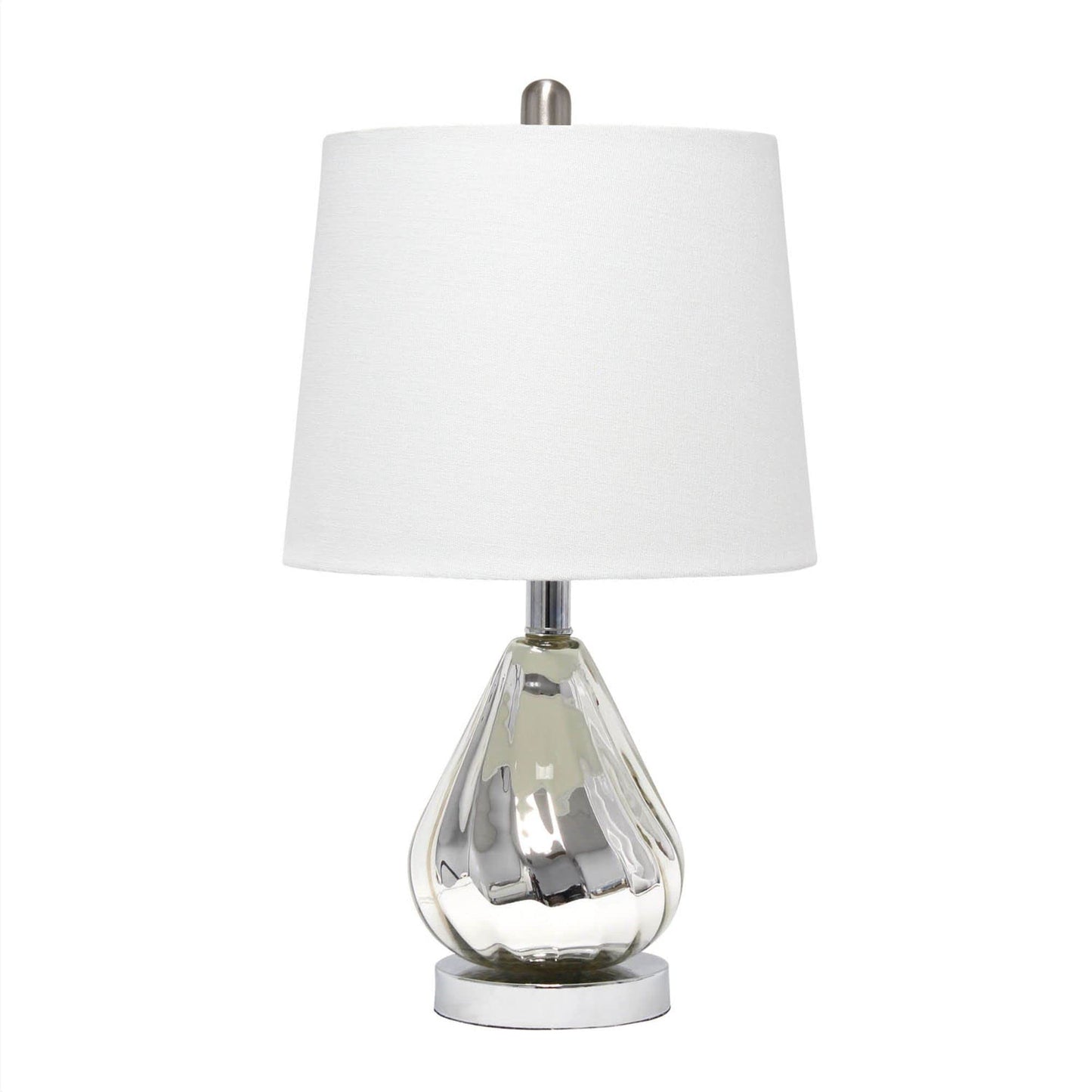 Rynx | Lalia Home Modern Kissy Pear Table Lamp With White Fabric Shade