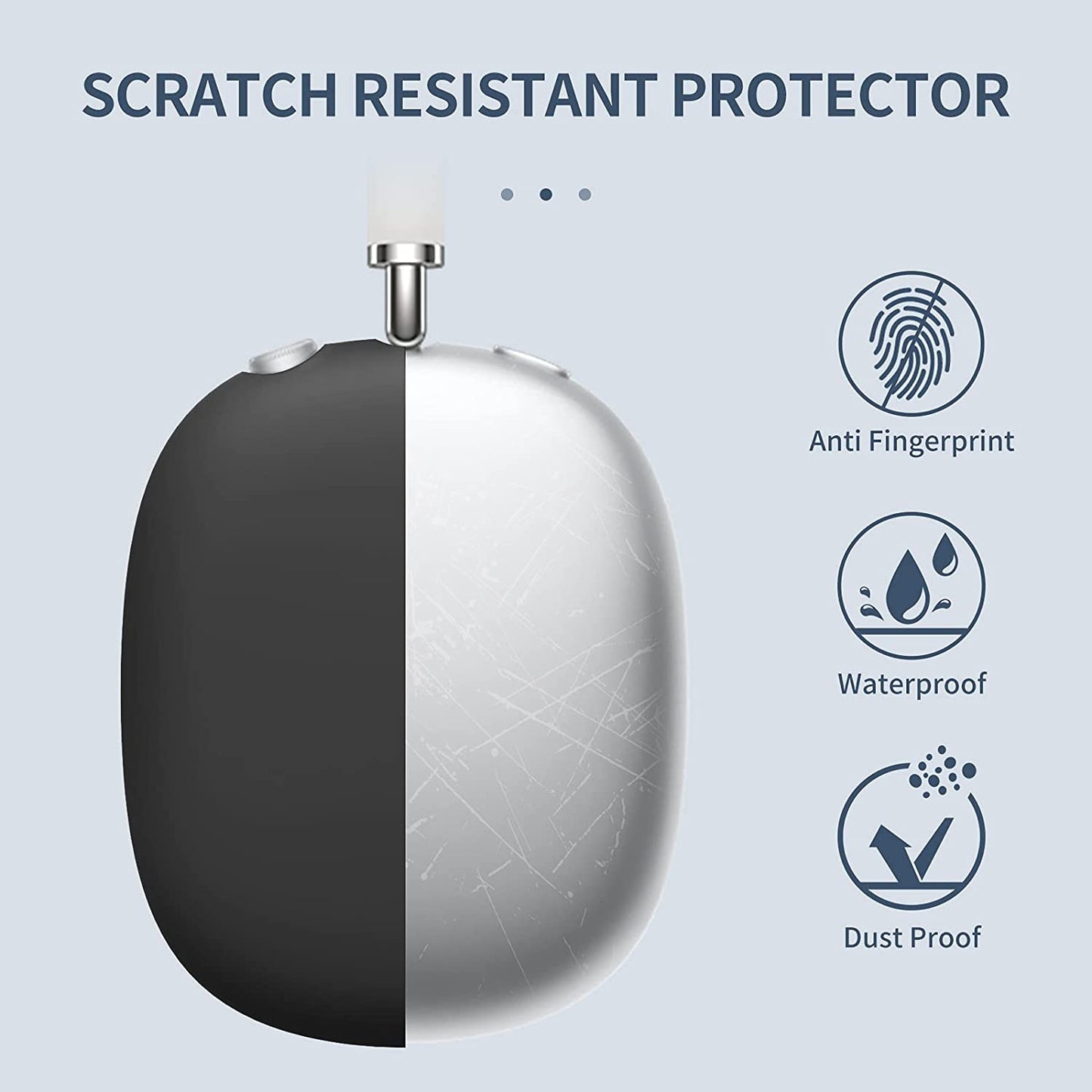 Rynx Max Headphones, Anti-Scratch Ear Cup Cover