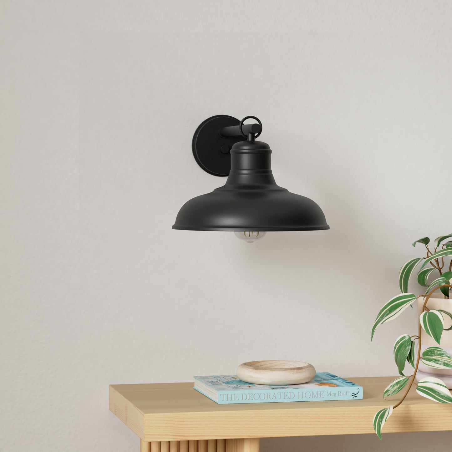 Rynx | Bosceos outdoor wall lamps - 2-pack black courtyard lamps, waterproof metal lanterns