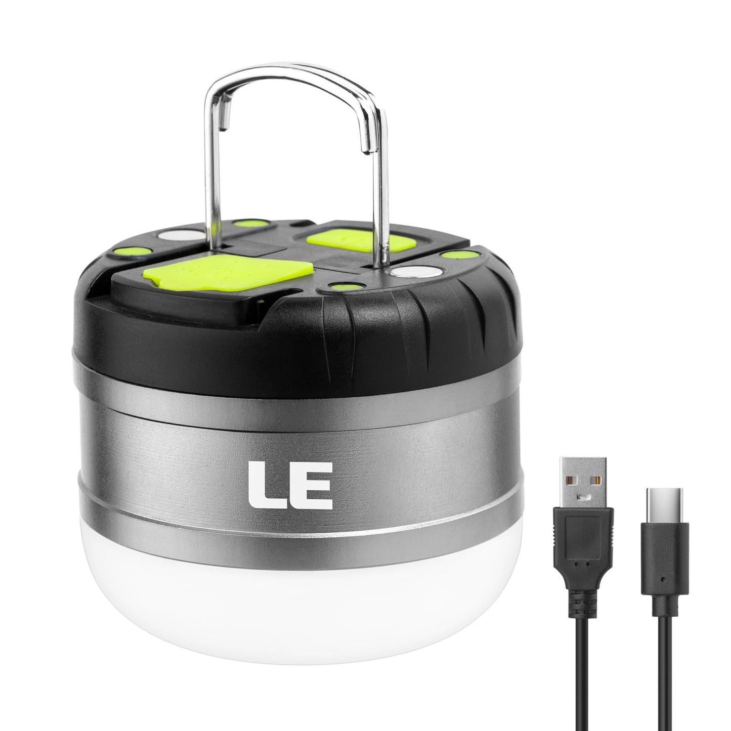 Rynx | Le Led Camping Lantern Rechargeable, 310Lm, 5 Light Modes, Power Bank, Waterproof, Mini Flashlight With Magnetic Base For Hurricane Emergency, Outdoors, Hiking, Home And Car