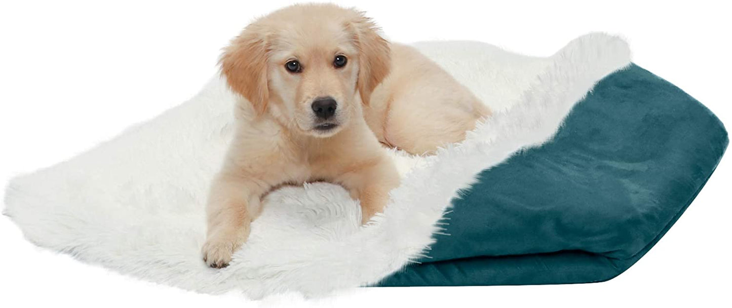 Rynx | Furhaven Pet - ThermaNAP Self-Warming Quilted Blanket Mat, Self-Warming Convertible Snuggle Bed, and Waterproof Thermal Dog Blanket for Dogs and Cats - Multiple Styles, Sizes, and Colors