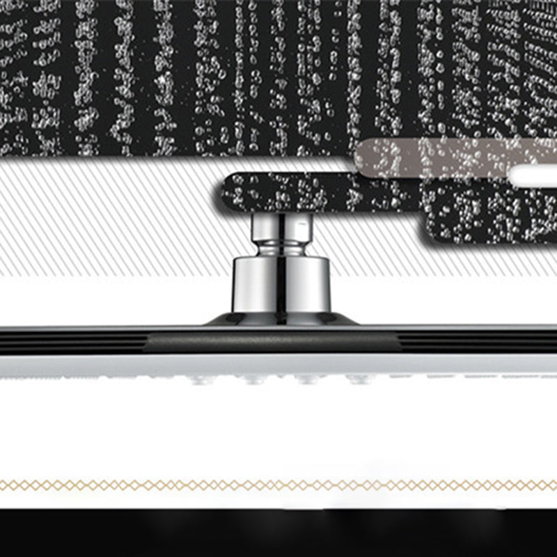 Rynx | Rectangular Fixed Shower Head Traditional Ceiling Mounted Shower Head