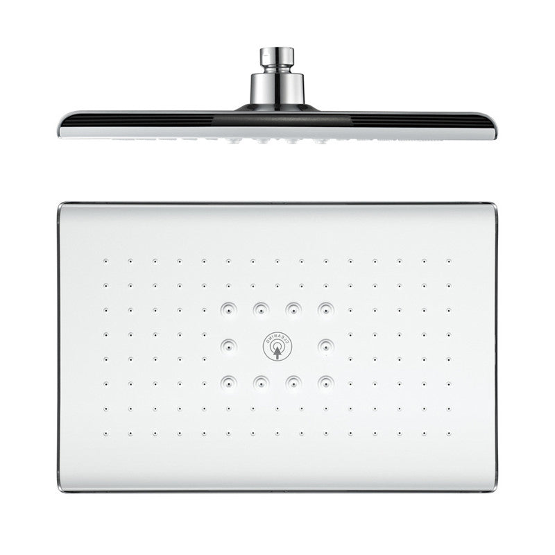 Rynx | Rectangular Fixed Shower Head Traditional Ceiling Mounted Shower Head