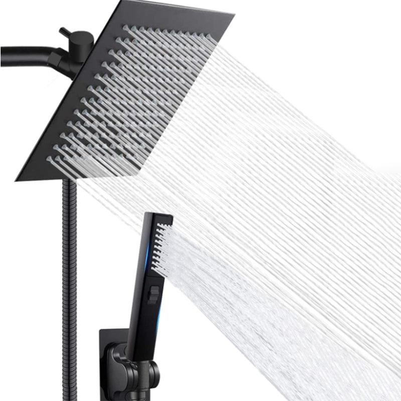 Rynx | Traditional Square Dual Shower Heads Metal Wall Mounted Dual Shower Heads