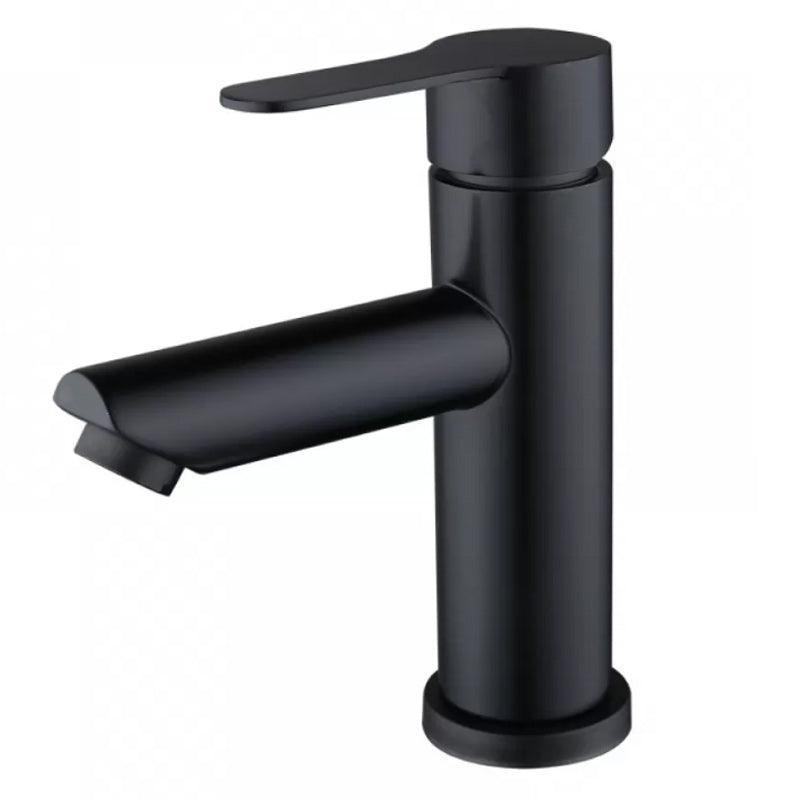 Rynx | Modern Silver Bathroom Faucet Single Handle Bathroom Tap with Lever Handle