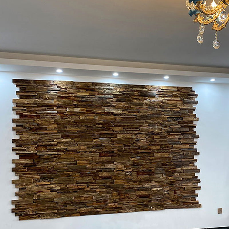 Rynx | Solid Wood Wall Panel Modern Minimalist Living Space Commercial Wall Panel (1-Pack)
