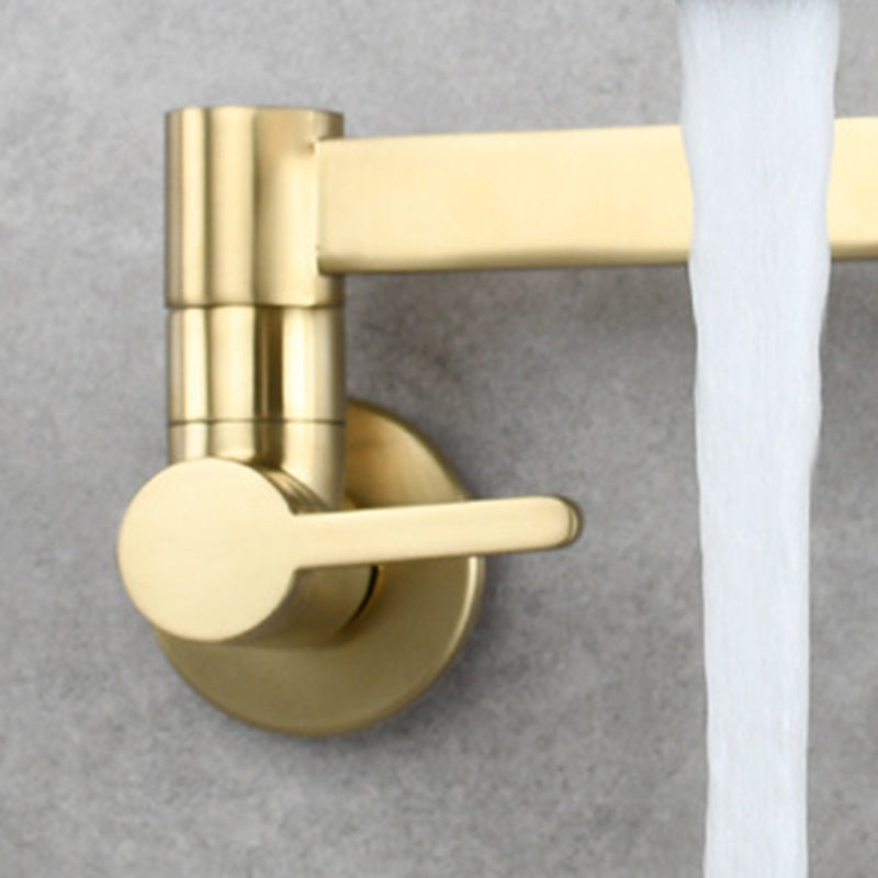 Rynx | Beautiful Wall-Mounted Brass Fixtures Stain-Resistant Wall-Mounted Bathroom Faucet