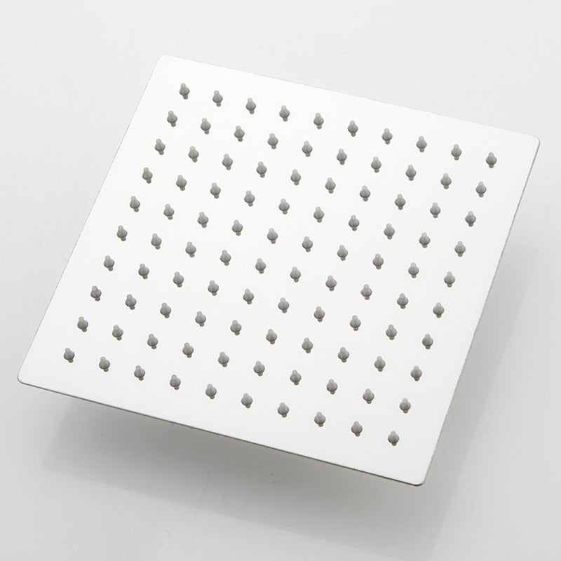 Rynx | Silver Square Double Shower Head Modern Water Filtration Wall-Mounted Shower Head