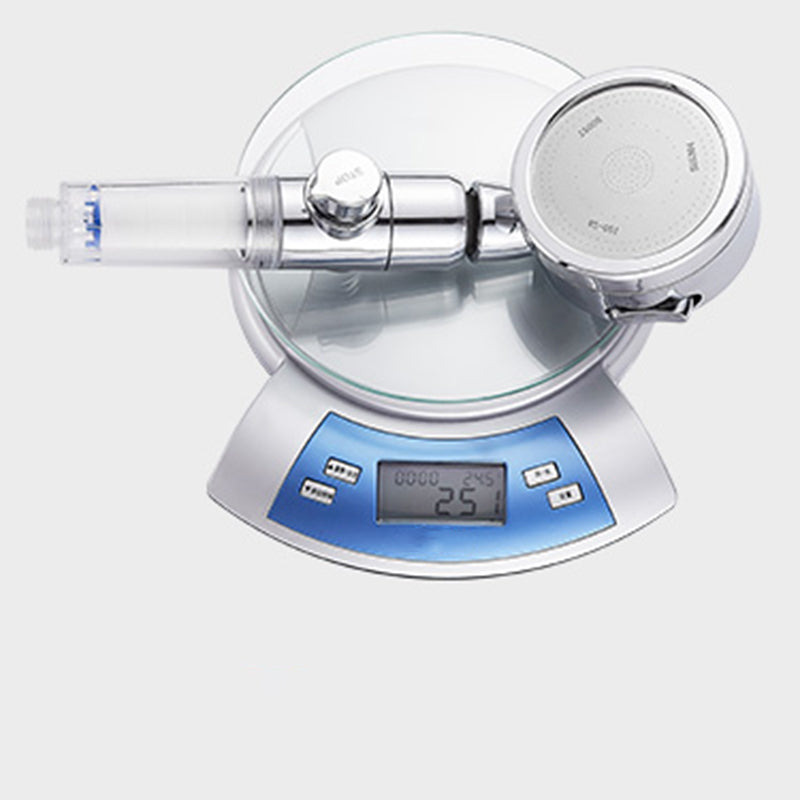 Rynx | Modern Handheld Shower Head Silver Round Standard Shower Heads
