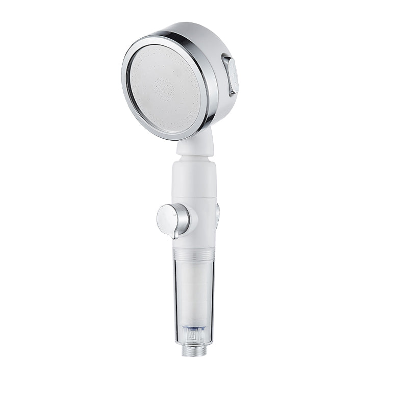 Rynx | Modern Handheld Shower Head Silver Round Standard Shower Heads