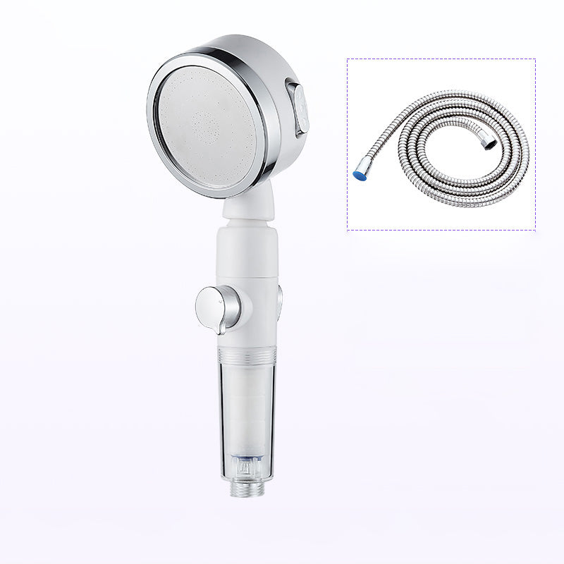 Rynx | Modern Handheld Shower Head Silver Round Standard Shower Heads