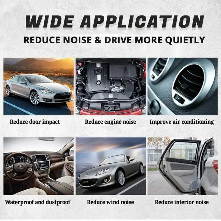 Rynx | Soundproof Car Seal - Self-adhesive, 5 m