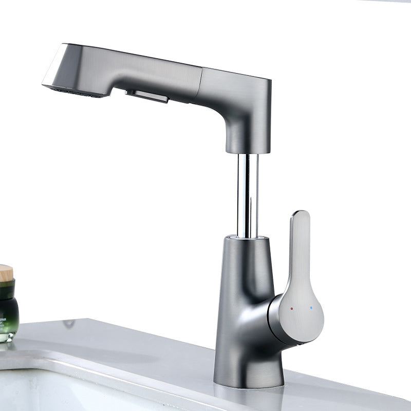 Rynx | Modern Faucet Solid Copper Centerset Bathroom Faucet