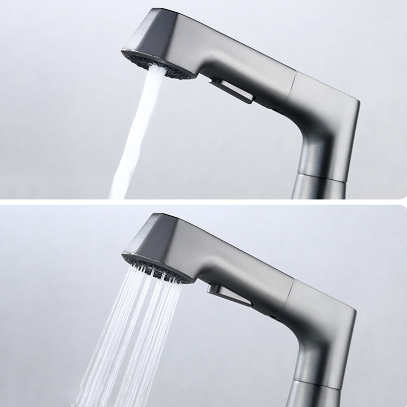 Rynx | Modern Faucet Solid Copper Centerset Bathroom Faucet