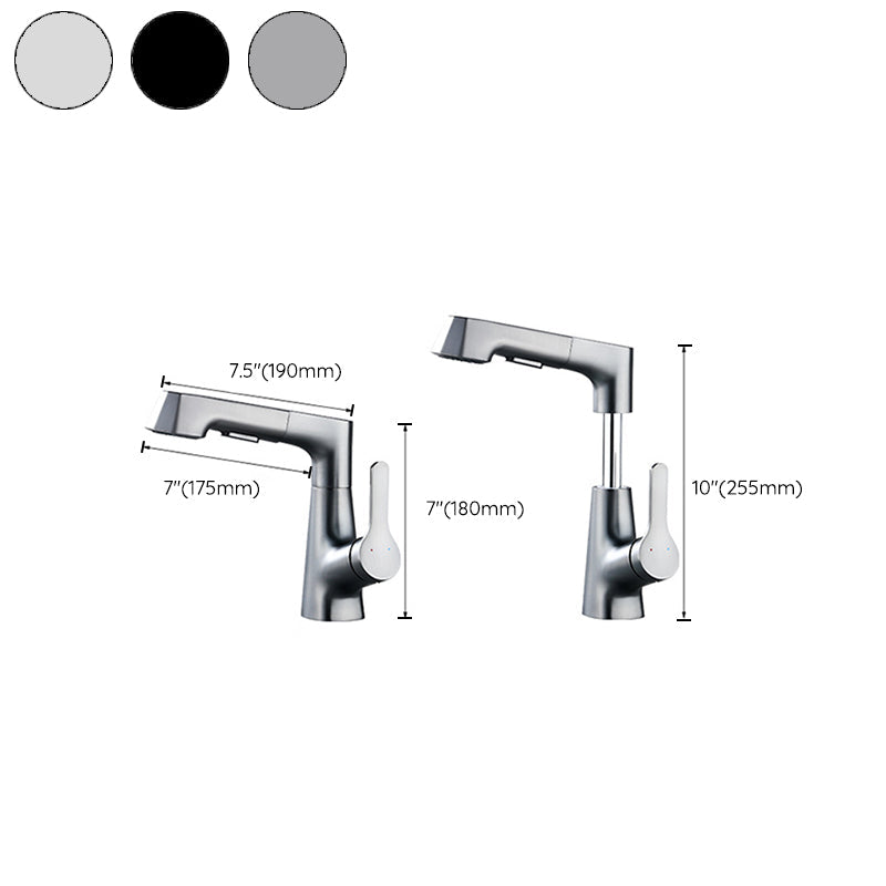 Rynx | Modern Faucet Solid Copper Centerset Bathroom Faucet
