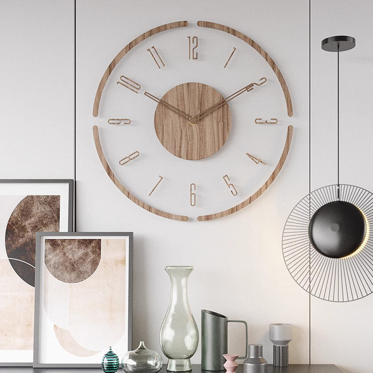Rynx | Nordic Design Wall Clock made of Wood - Stylish & Silent