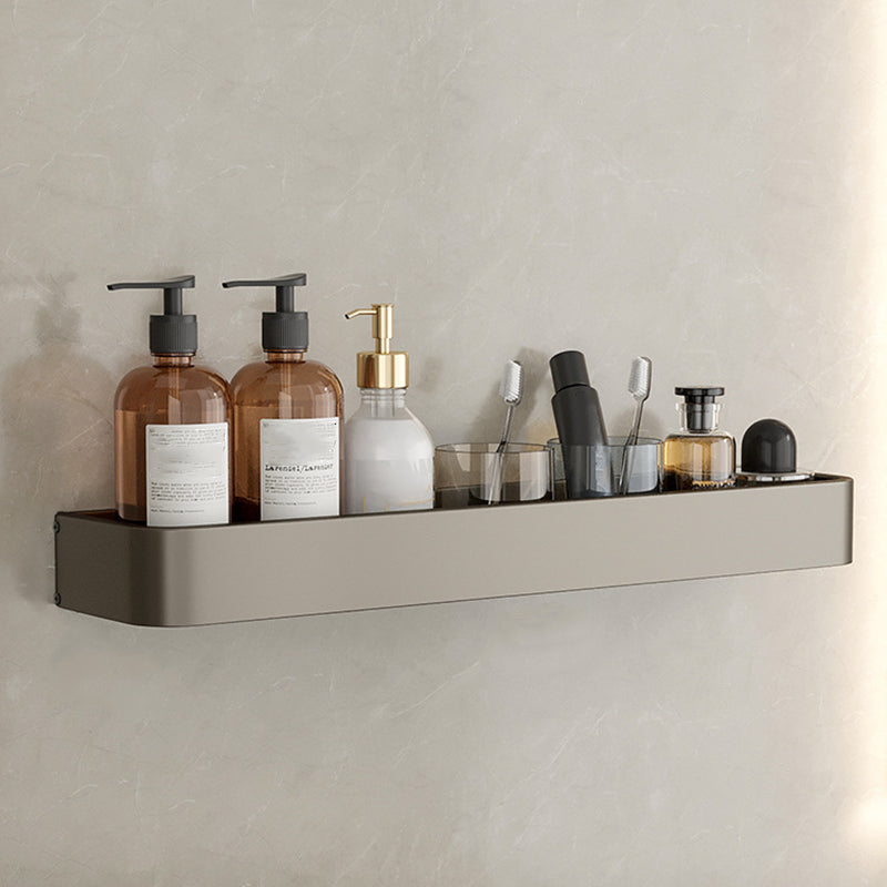 Rynx | Contemporary Aluminum Bathroom Accessory Set Grey Bath Shelf