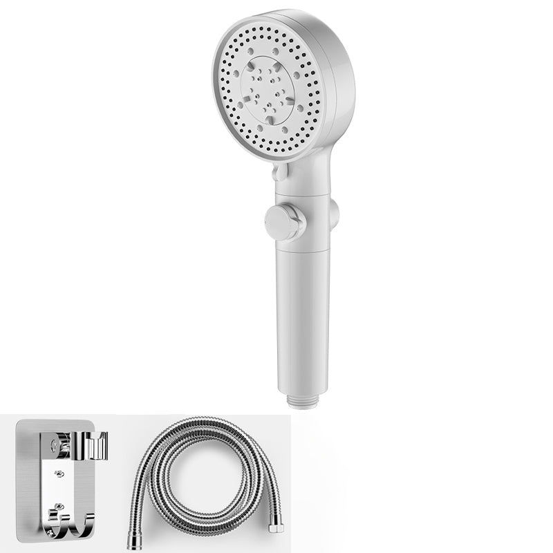 Rynx | Bathroom Shower Head 5-Stream Round Hand Shower Holder Wall Mount Shower Head