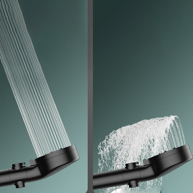Rynx | Bathroom Shower Head 5-Stream Round Hand Shower Holder Wall Mount Shower Head