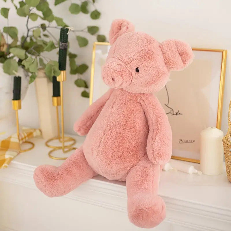 Rynx | Shady Plush Fluffy Animal Stuffed Toys - Elephants, Teddy Bears, Pandas, and Dinosaurs for Children