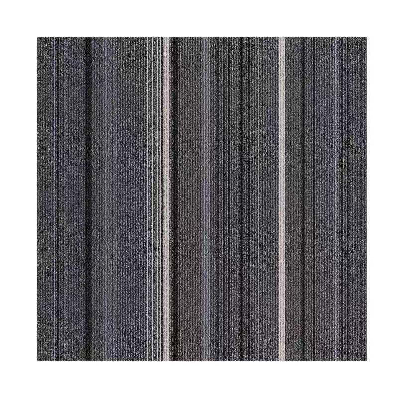 Rynx | Dark Color Level Loop Carpet Tile Non-Slip Self-Adhesive Indoor Office Carpet Tiles