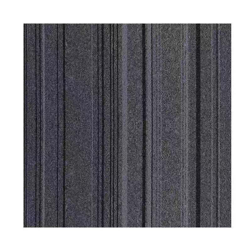 Rynx | Dark Color Level Loop Carpet Tile Non-Slip Self-Adhesive Indoor Office Carpet Tiles