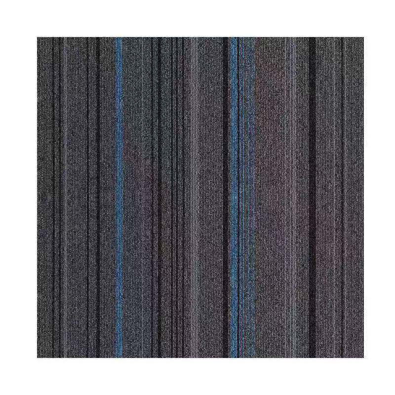 Rynx | Dark Color Level Loop Carpet Tile Non-Slip Self-Adhesive Indoor Office Carpet Tiles