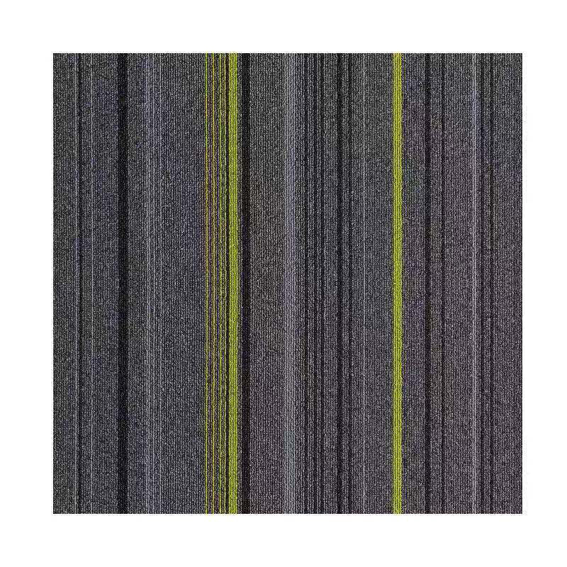 Rynx | Dark Color Level Loop Carpet Tile Non-Slip Self-Adhesive Indoor Office Carpet Tiles