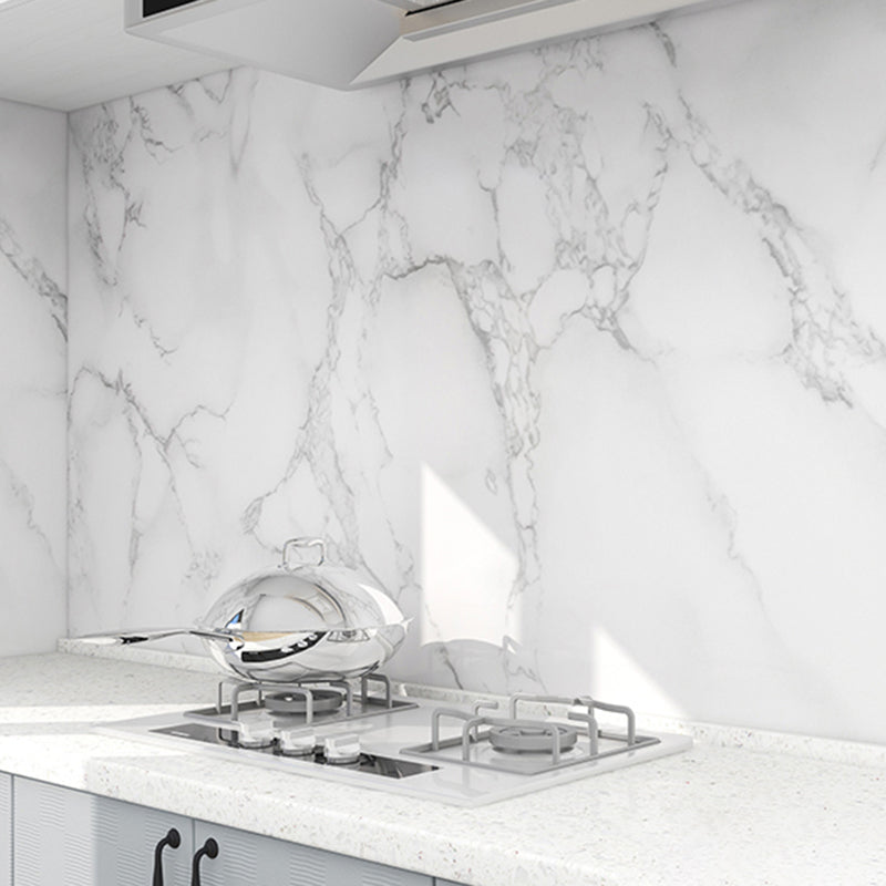 Rynx | Modern splash guard tile waterproof marble print peel and stick tile for the kitchen
