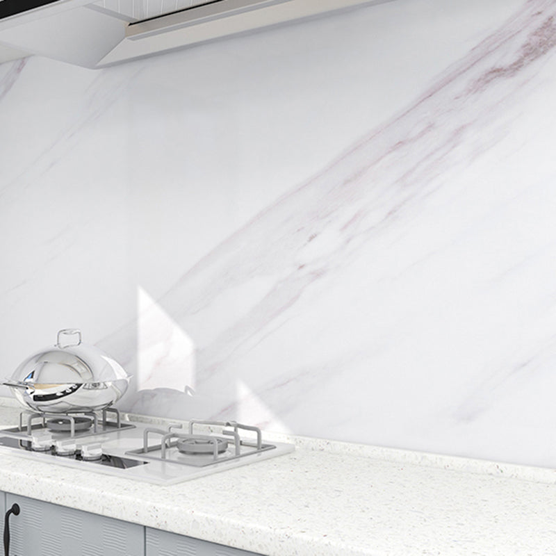 Rynx | Modern splash guard tile waterproof marble print peel and stick tile for the kitchen