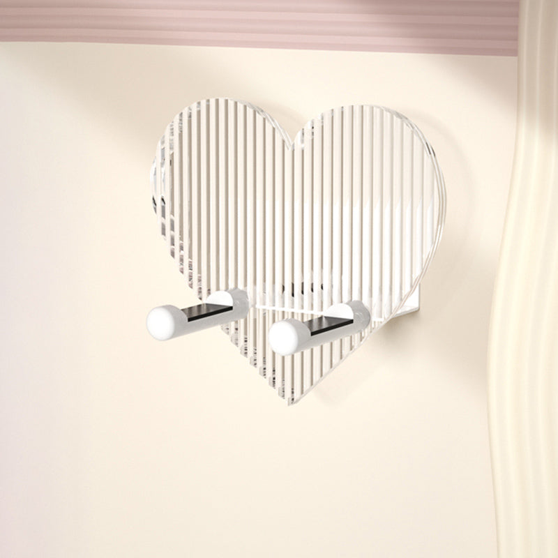 Rynx | White metal and acrylic bathroom accessories as single item or in set with bathroom shelf