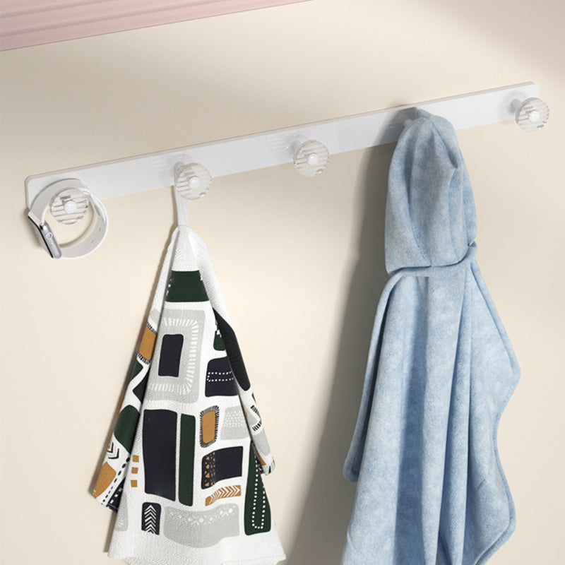 Rynx | White metal and acrylic bathroom accessories as single item or in set with bathroom shelf