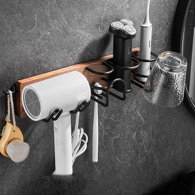 Rynx | Modern black bathroom set bathroom shelf towel bar bathroom accessories set
